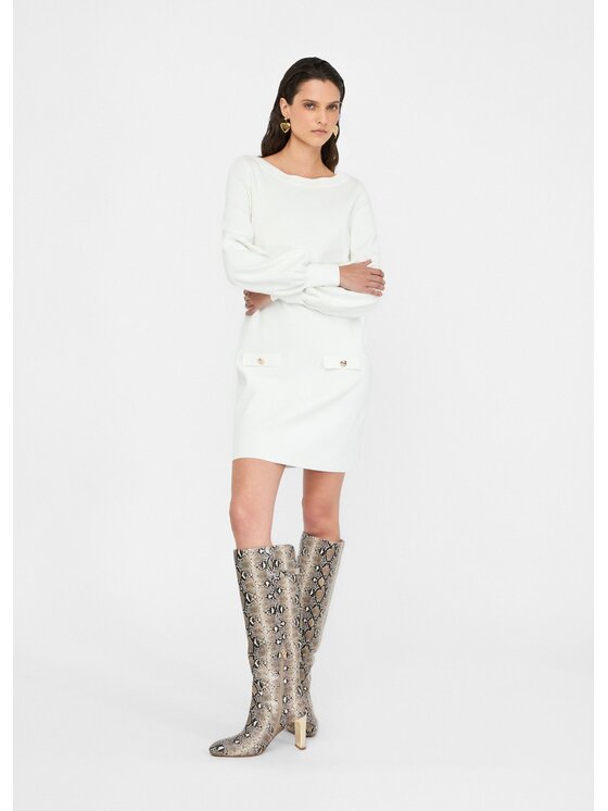 Liu Jo Liu Jo Abito da sera CF5085MS55NX0718 Bianco Regular Fit