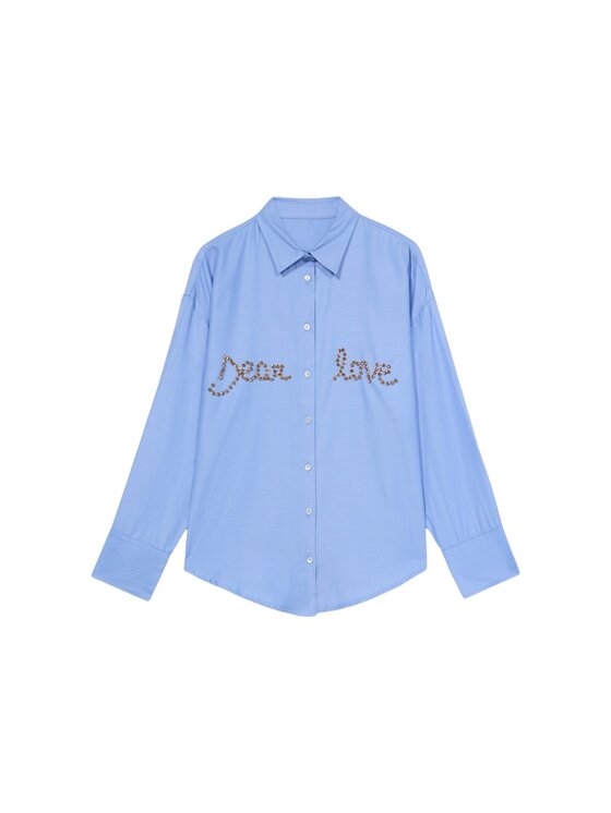 Oltre Oltre Camicia 5035J000857N004 Turchese Regular Fit