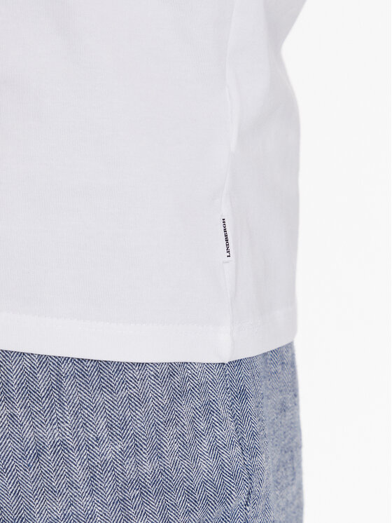 Lindbergh Lindbergh Polo majica 30-404036 Bela Slim Fit