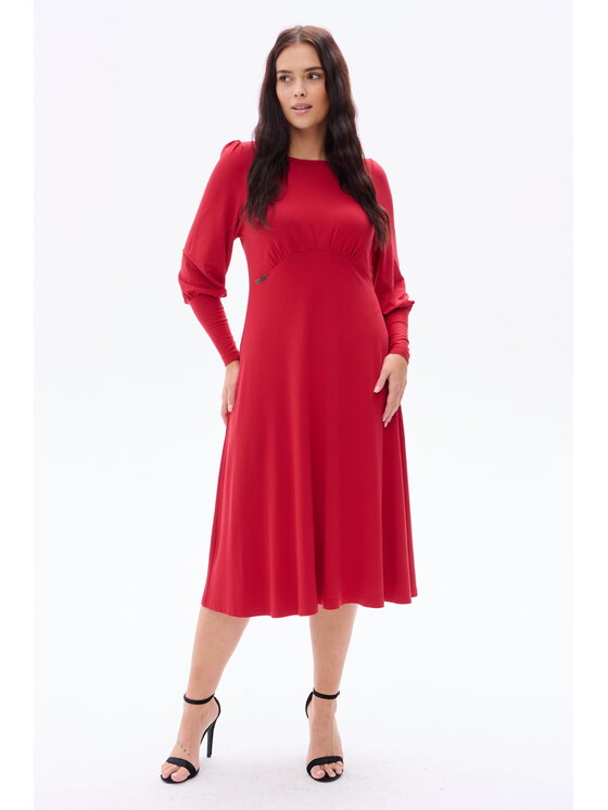 blue shadow blue shadow Sukienka codzienna Zendaya Czerwony Regular Fit