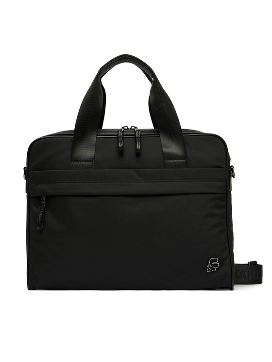 KARL LAGERFELD KARL LAGERFELD Brašna na notebook A4M30191 Černá