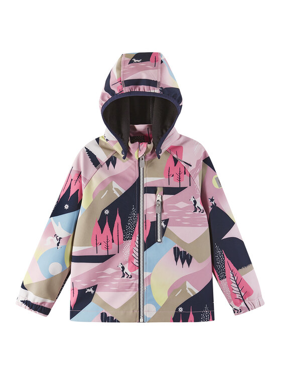 Reima Reima Softshell jakna Vantti 5100009D Ružičasta Regular Fit