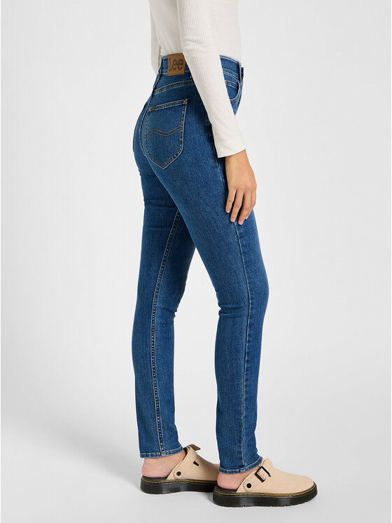 Lee Lee Jeansy ULC SKINNY Niebieski Skinny Fit