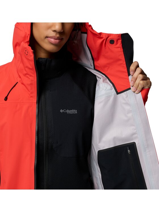 Columbia Columbia Kurtka outdoor 215441 Czerwony Regular Fit