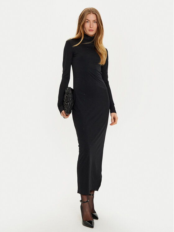 MAX&Co. MAX&Co. Kokteilinė suknelė 2426626015200 Juoda Regular Fit