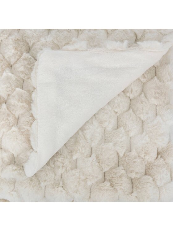 MIAhome MIAhome Koc futrzany 120 x 160 cm LALAMA Biały