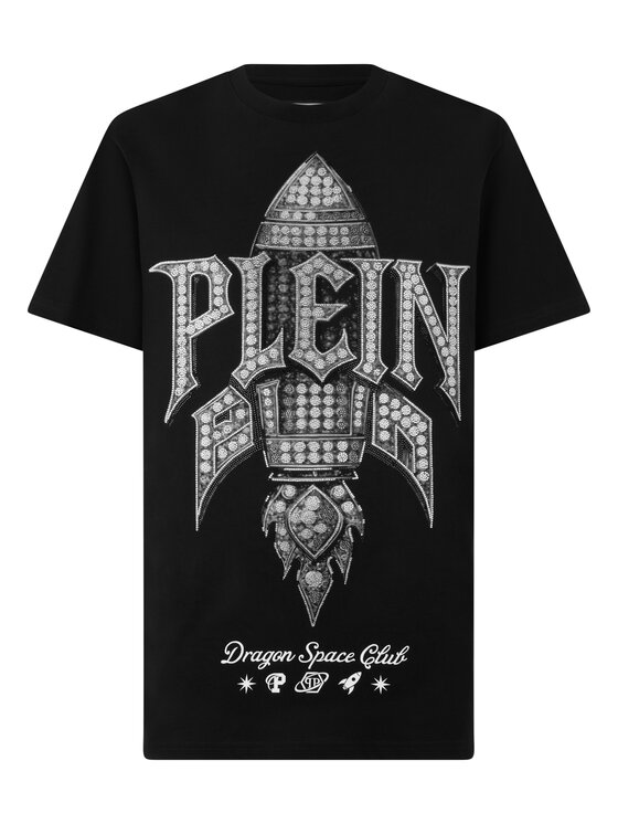 PHILIPP PLEIN PHILIPP PLEIN T-Shirt 31082 Černá Regular Fit