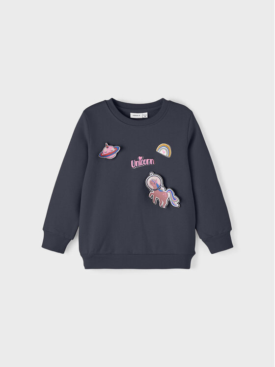 NAME IT NAME IT Суитшърт 13221693 Сив Regular Fit