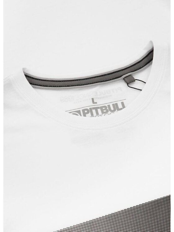 PITBULL PITBULL T-Shirt Koszulka Biały Regular Fit