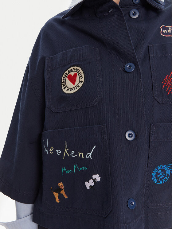 Weekend Max Mara Weekend Max Mara Giacca da abito Assuan 2525046021 Blu scuro Regular Fit