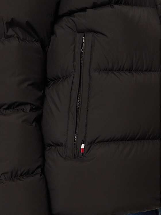 Tommy Hilfiger Tommy Hilfiger Μπουφάν πουπουλένιο MW0MW36569 Μαύρο Regular Fit