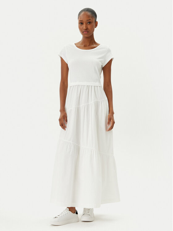 BOSS BOSS Vestito da giorno C_Enesi_2 50536742 Bianco Regular Fit