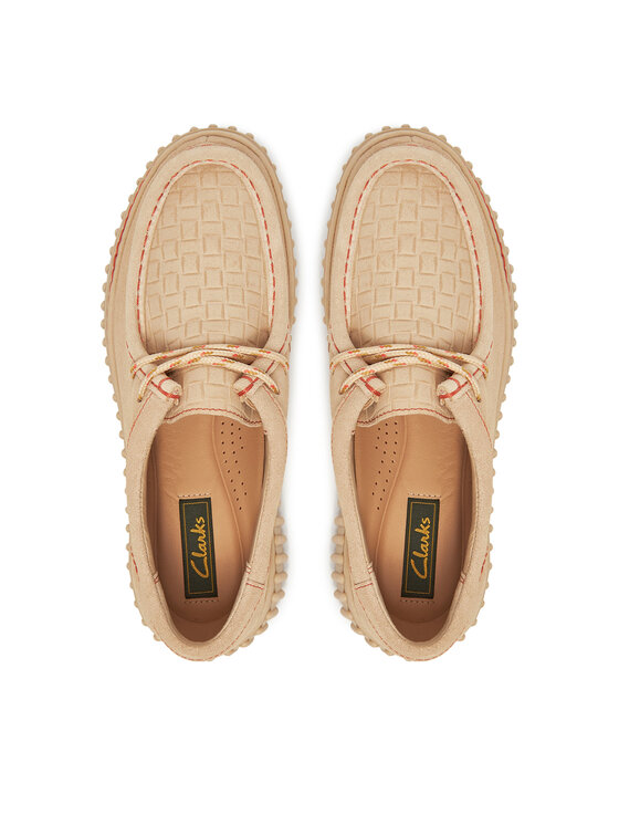 Clarks Clarks Félcipő Torhill Bee 26181191 Ekru