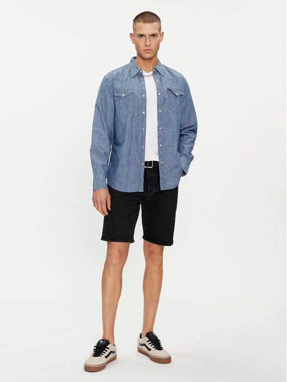 Levi's® Levi's® cămașă de blugi Barstow Western 85744-0067 Albastru Standard Fit