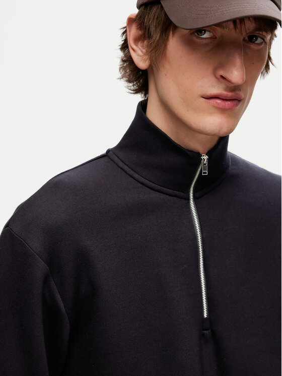 Selected Homme Selected Homme Džemperis ar kapuci 16094477 Melns Regular Fit