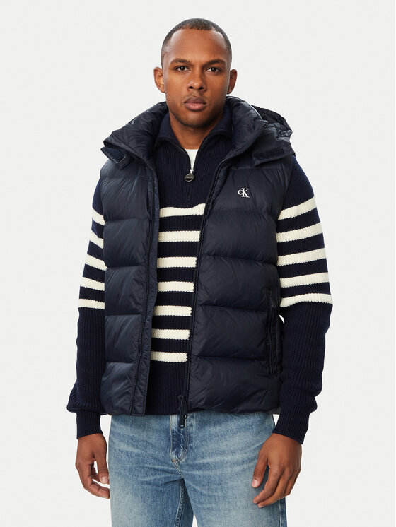 Calvin Klein Jeans Елек LV04RG514G Тъмносин Regular Fit