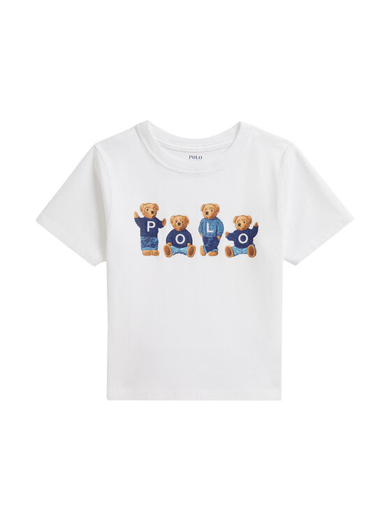 Polo Ralph Lauren Polo Ralph Lauren T-Shirt 312A11851001 Biały Regular Fit