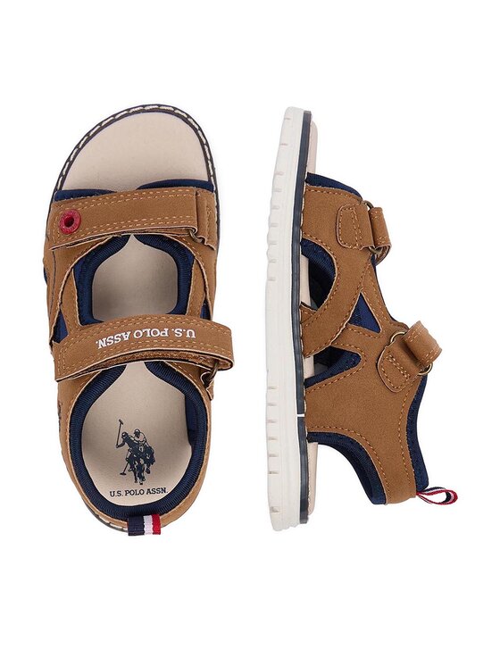 U.S. Polo Assn. U.S. Polo Assn. Sandali EO-GARDA002K/6Y1 Svetlo rjava