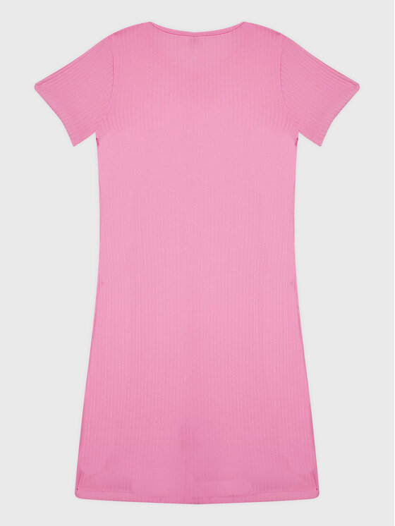Guess Guess Každodenné šaty J2RK81 R9UO1 Ružová Slim Fit