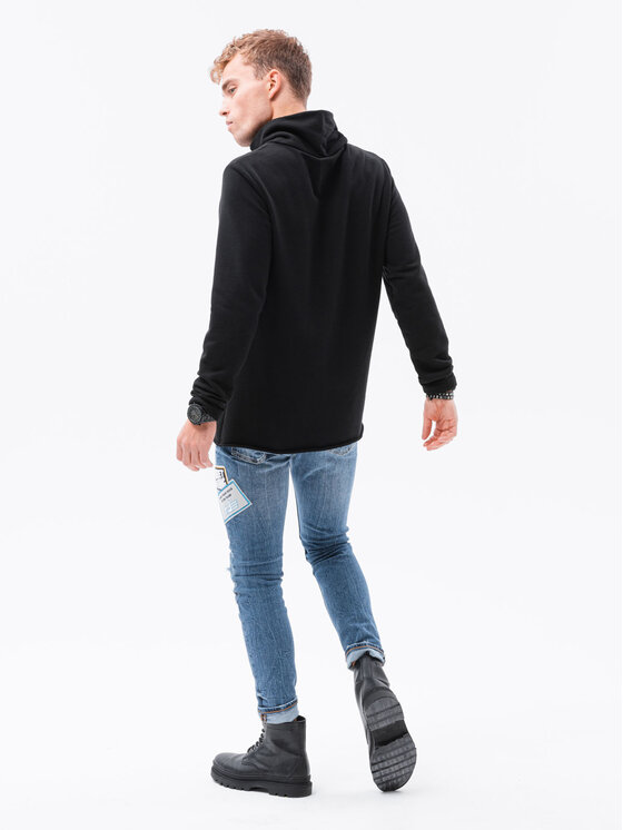Ombre Ombre Mikina B1366 Černá Regular Fit