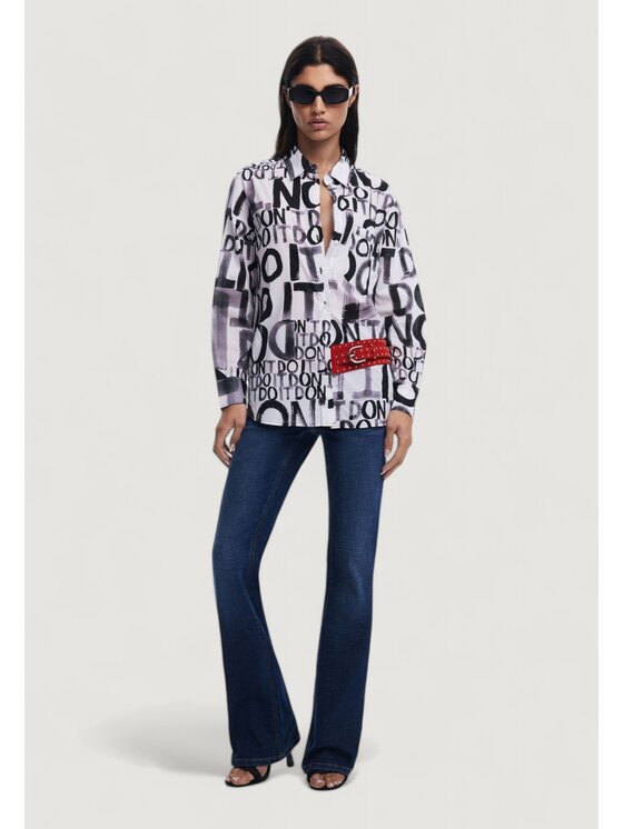 Desigual Desigual Bluzka CAM_DEMÉTER Czarny To Fit