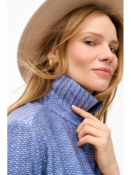blue shadow blue shadow Sukienka codzienna Rumia Niebieski Regular Fit