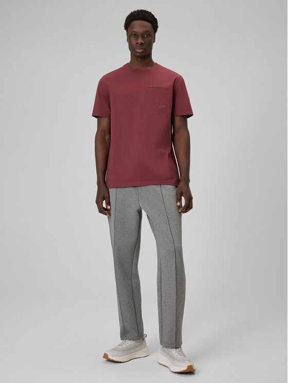 4F 4F T-shirt SPORT STORIES 25/26 Bordeaux Regular Fit