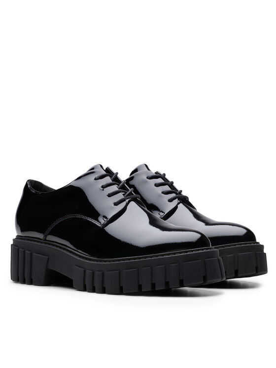Clarks Clarks Oxford čevlji Page Walk 26178685 Črna