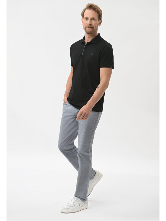 Volcano Volcano Chinosy R-TIMO Niebieski Regular Fit