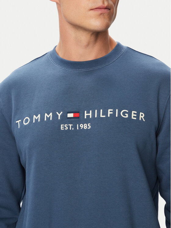 Tommy Hilfiger Tommy Hilfiger Felpa Logo MW0MW11596 Blu Regular Fit