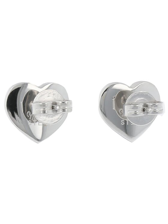Guess Guess Kolczyki Lovely Guess JUBE03 038JW Srebrny