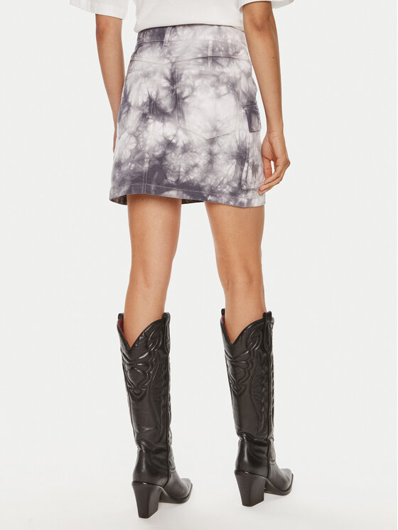 Gestuz Gestuz Fustă de blugi Kala 10909057 Gri Regular Fit