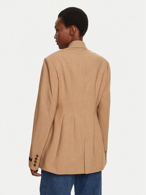 Herskind Herskind Švarkas Laila 5411177 Smėlio Slim Fit