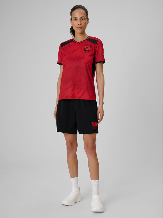 4F 4F Szorty sportowe FOOTBALL Czarny Regular Fit