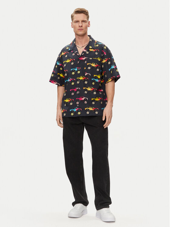 HUGO Hugo Camicia Egeeno 50514182 Nero Oversize