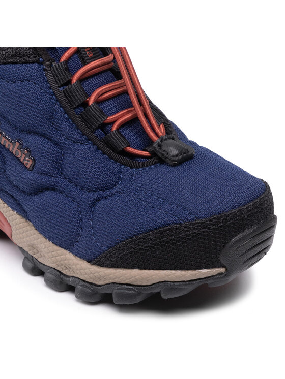 Columbia Columbia Trekking čevlji Childrens Firecamp Mid 2 Wp BC1201 Mornarsko modra