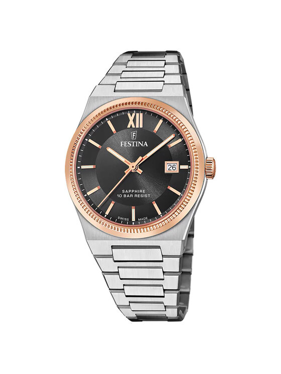 Festina Festina Zegarek F20036-3 Srebrny