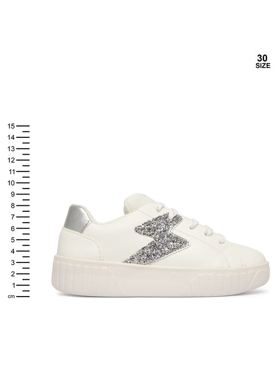 Geox Geox Tenisice J Mikiroshi Girl J45DVA 054EW C0007 S Bijela