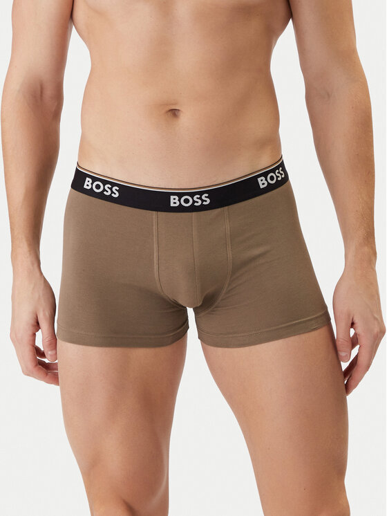 BOSS BOSS Bokserių komplektas 50554443 Ruda