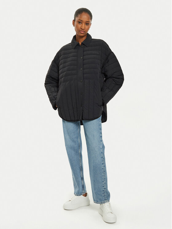Mustang Mustang Übergangsjacke Sage 1015434 Schwarz Oversize