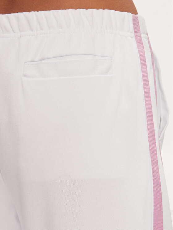 Guess Guess Παντελόνι φόρμας V4GB03 KC5R0 Λευκό Relaxed Fit