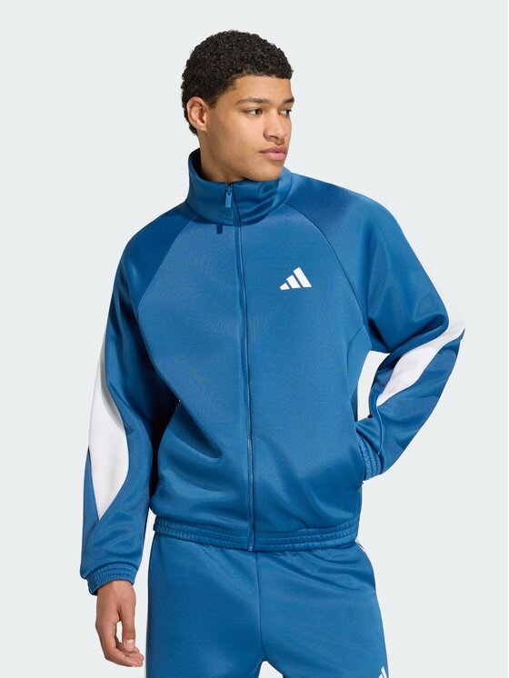 adidas adidas Bluza Stadium Błękitny Loose Fit