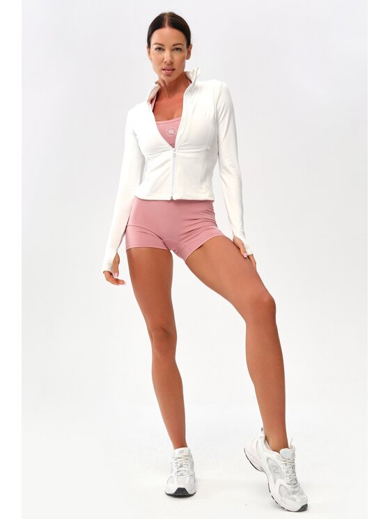 ROUGH RADICAL ROUGH RADICAL Felpa ZOYA ZIP Bianco Slim Fit