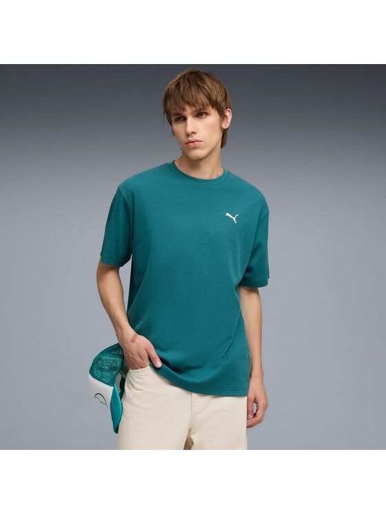 Puma Puma T-Shirt 692018 Zielony Regular Fit