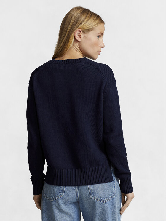 Polo Ralph Lauren Polo Ralph Lauren Sweater Cn Po 211898583004 Sötétkék Regular Fit