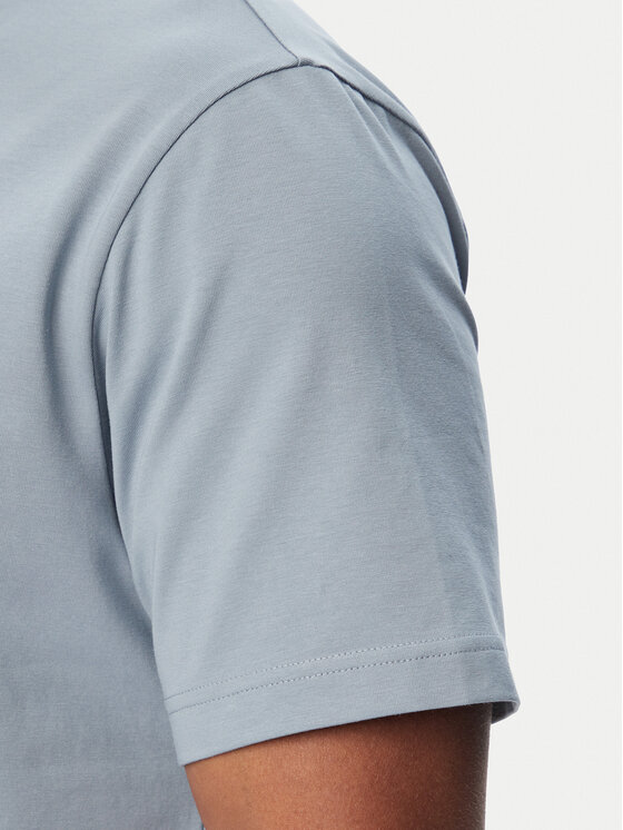 BOSS BOSS T-särk Tee Collar 50562120 Helesinine Relaxed Fit