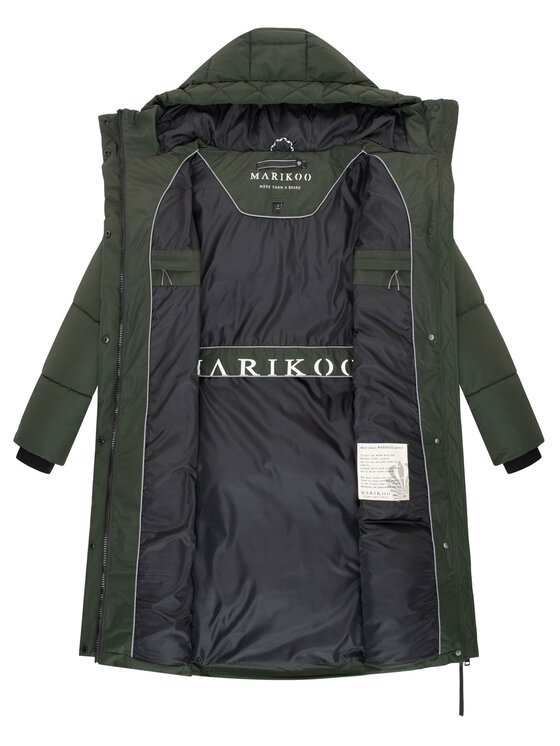 Marikoo Marikoo Kurtka zimowa Michikoo Zielony Regular Fit