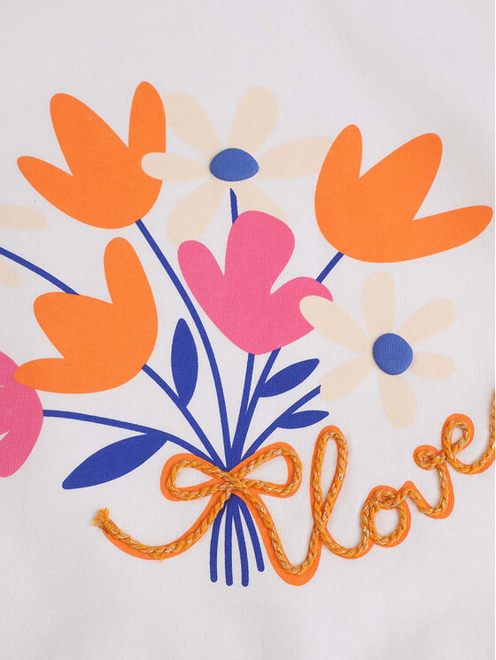 Coccodrillo Coccodrillo Tricou WC5143201FGK Alb Regular Fit