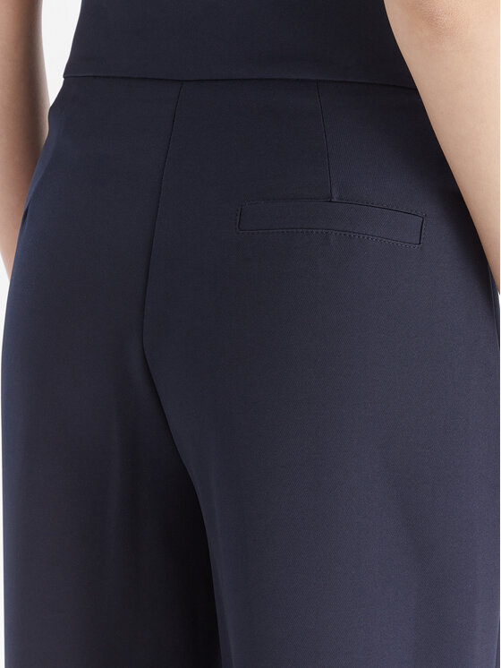 Maryley Maryley Kalhoty z materiálu 25IB680/M17 Tmavomodrá Regular Fit