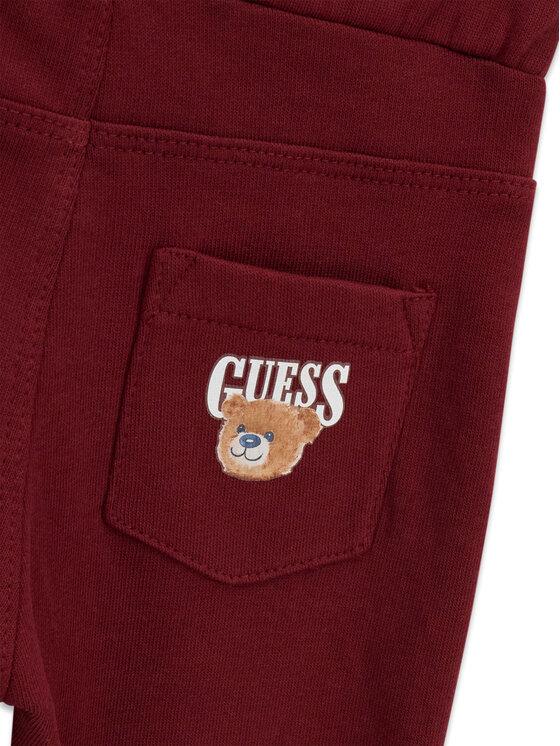 Guess Guess Completo T-shirt e pantaloncini I6RG08 K8HM4 Bordeaux Regular Fit